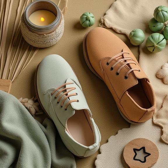 リサイクルレザーやオーガニックコットンなど、持続可能な素材